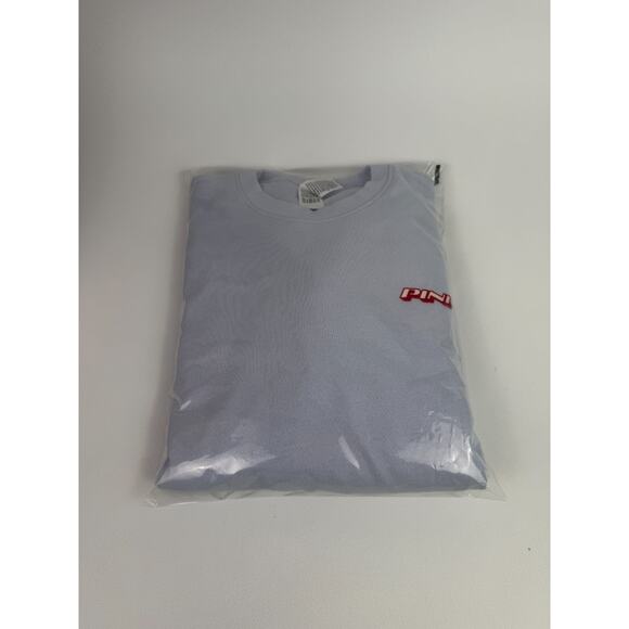 Victoria's Secret PINK Ivy Fleece Classic Crew Neck Blue Sweatshirt  Size L - Picture 10 of 10